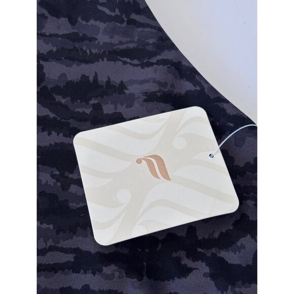 Fabletics No Bounce Sports Bra Size XXL Black Grey Camouflage NWT New - Picture 3 of 6